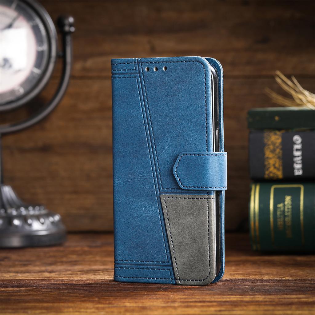 For Sony Xperia XZ1,Xperia XA2,XA1,Xperia 1 II,Xperia 10 II,Xperia 5 III...Hand Rope Style Splicing Design PU Leather Flip Stand Wallet Phone Case