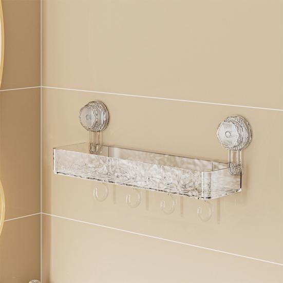 Душевая кабина Полка для хранения присосок Большая вместимость Прочная несущая способность Простота установки Регулируемый нижний слив Прозрачная угловая полка