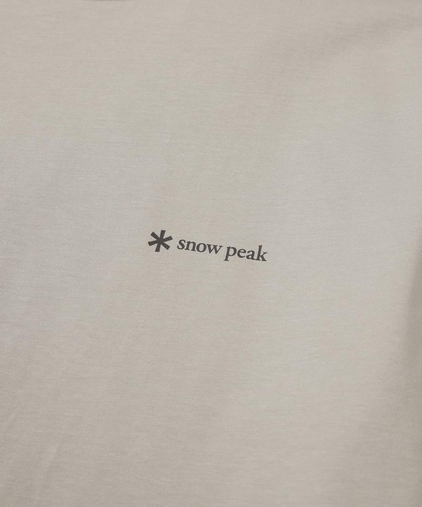 Snow Peak Clend Гибридная футболка с коротким рукавом GS-S26MMDTS56 Футболка, Короткий рукав, Мужская/Женская, OFF WHITE, M