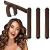 3Pcs/Set No Heat Hair Curler with Hooks Women Overnight Sleeping Curls Headband Curling Rod Soft Hair Roller Lazy Girls Long Hair Curling Styling Tool