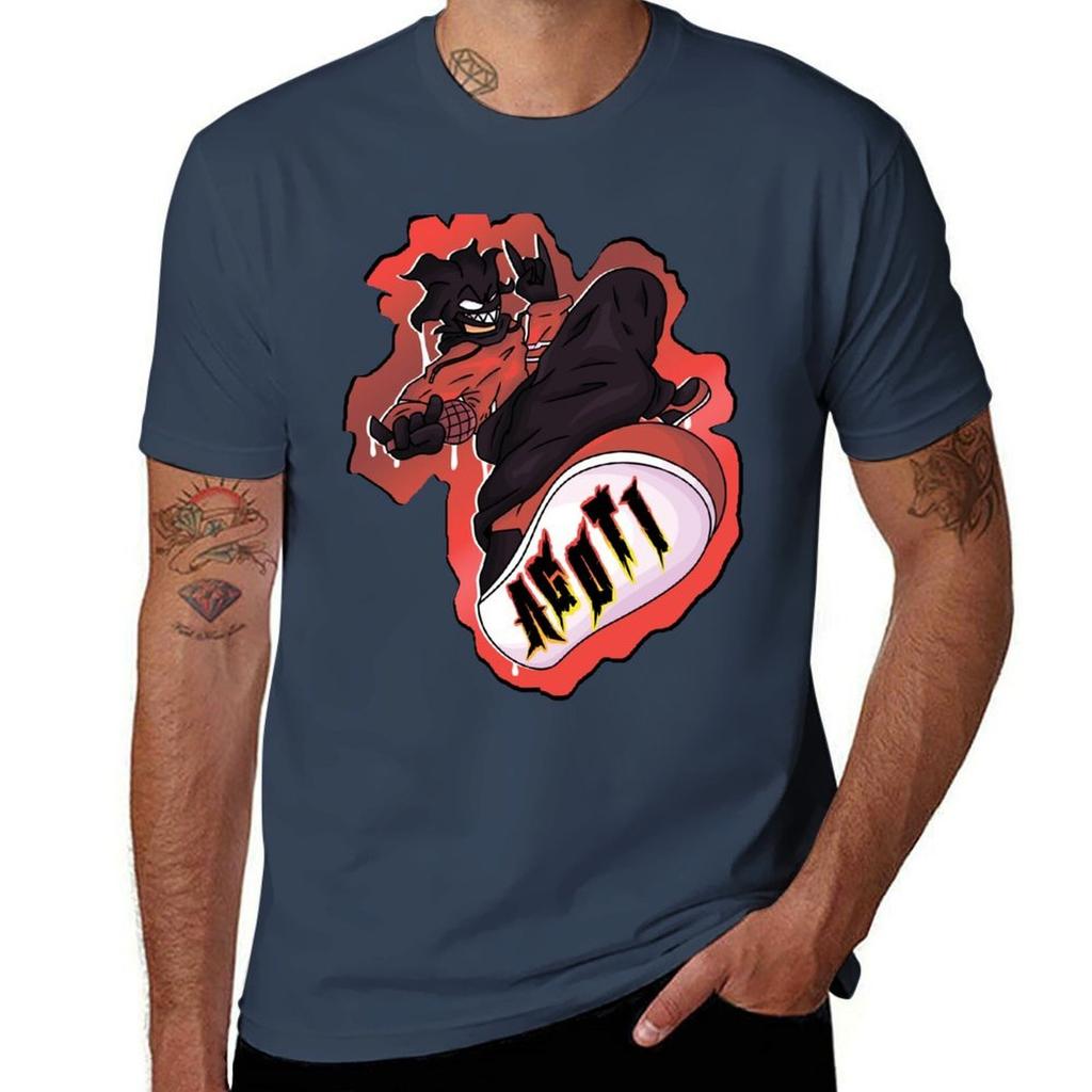 Fnf Agoti Grafiiti Dynamic Pose Tshirt Simple Print Design Tshirt