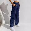 Women's New Trousers Loose Multi-Pocket Workwear Jeans