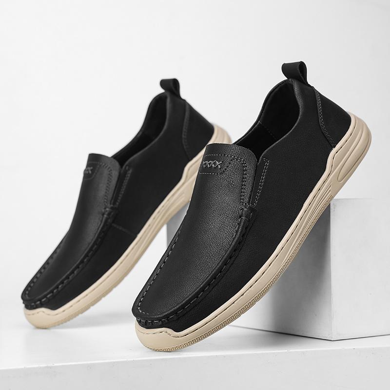 Мужские мокасины 2024 Новое поступление Мужская повседневная обувь Мужская удобная обувь для вождения Универсальная мужская обувь Мужская классическая деловая обувь