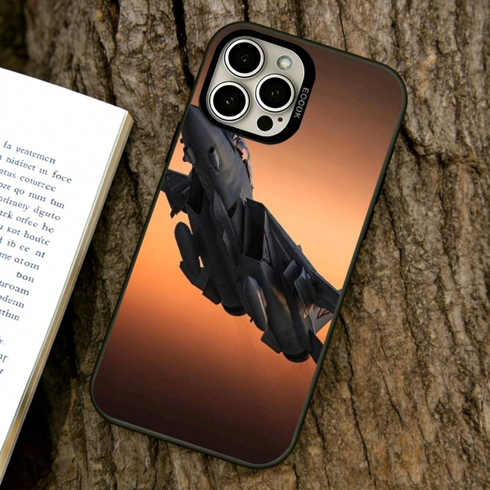 Fighter jets take off Phone Case For iPhone 17,16,15,14,13,12,11 Plus,Pro Max,XS,Colorful Silver Black Cover