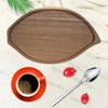 Wood Serving Platter Breakfast Tray Sushi Food Decorative Modern Snack Plate for
