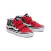 Vans Sk8-Mid Reissue V Kids DJ Rocket Jam Kids Sneakers Red Dj-Rocket-Jam-Black Multi VN0A38HHBOQ