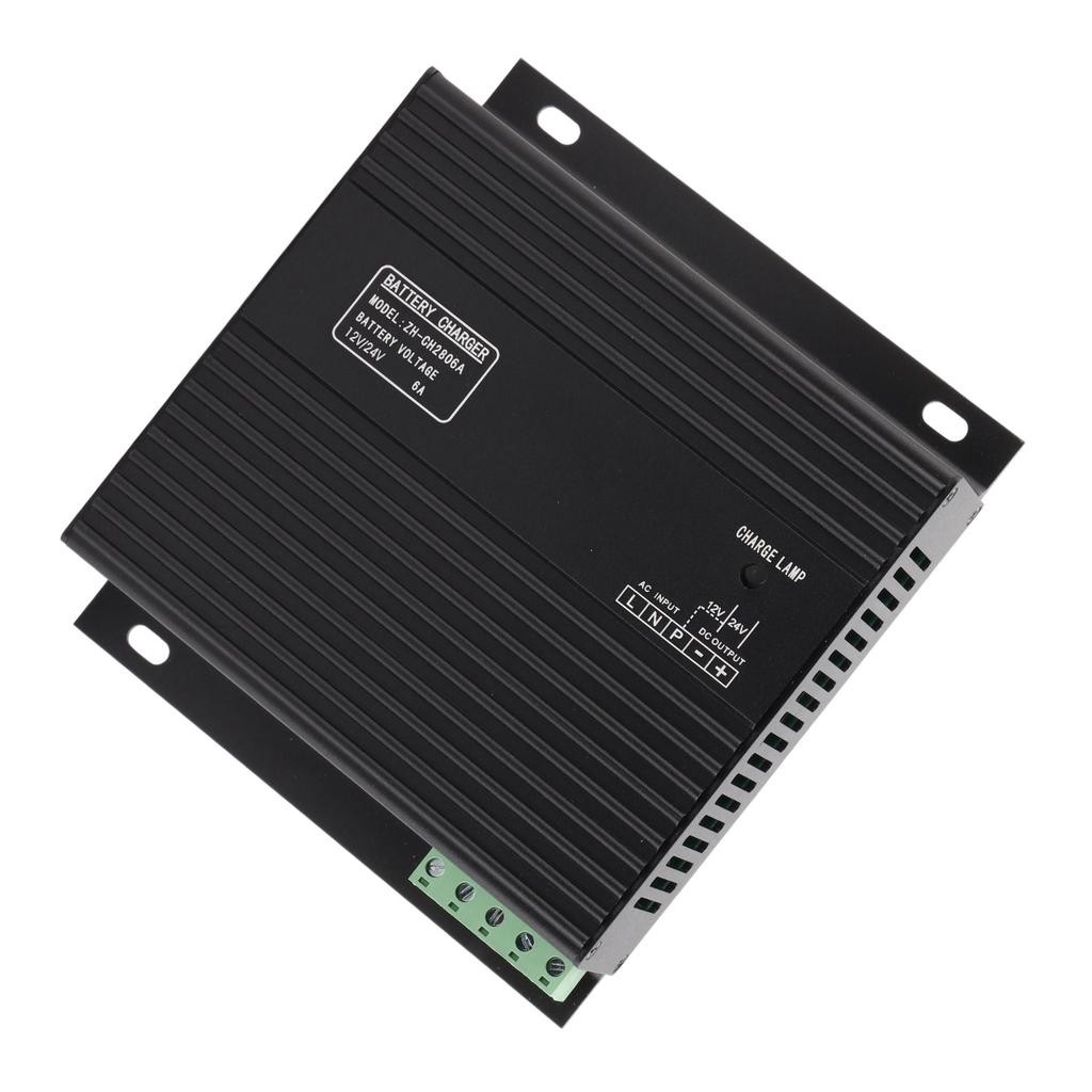 Зарядное устройство для аккумулятора генератора Универсальная защита от перегрузки Алюминиевый сплав Интеллектуальное зарядное устройство для генераторной установки 12 В 24 В ZH CH2806A