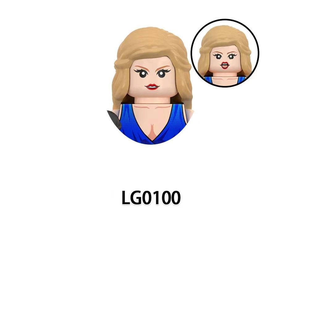 LG1015 Конструктор для девочек Знаменитые сборные кубики Принцесса Мини-куклы Фигурки Экшн Детские Милые Каваий Игрушки для Рождественских подарков