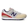 New Balance Детские бежево-серые низкие беговые кроссовки YV996JE3