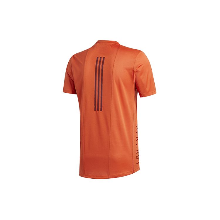 Adidas Training Sports Round Neck Short Sleeve T-Shirt Men Tops Glory-Amber FM2095