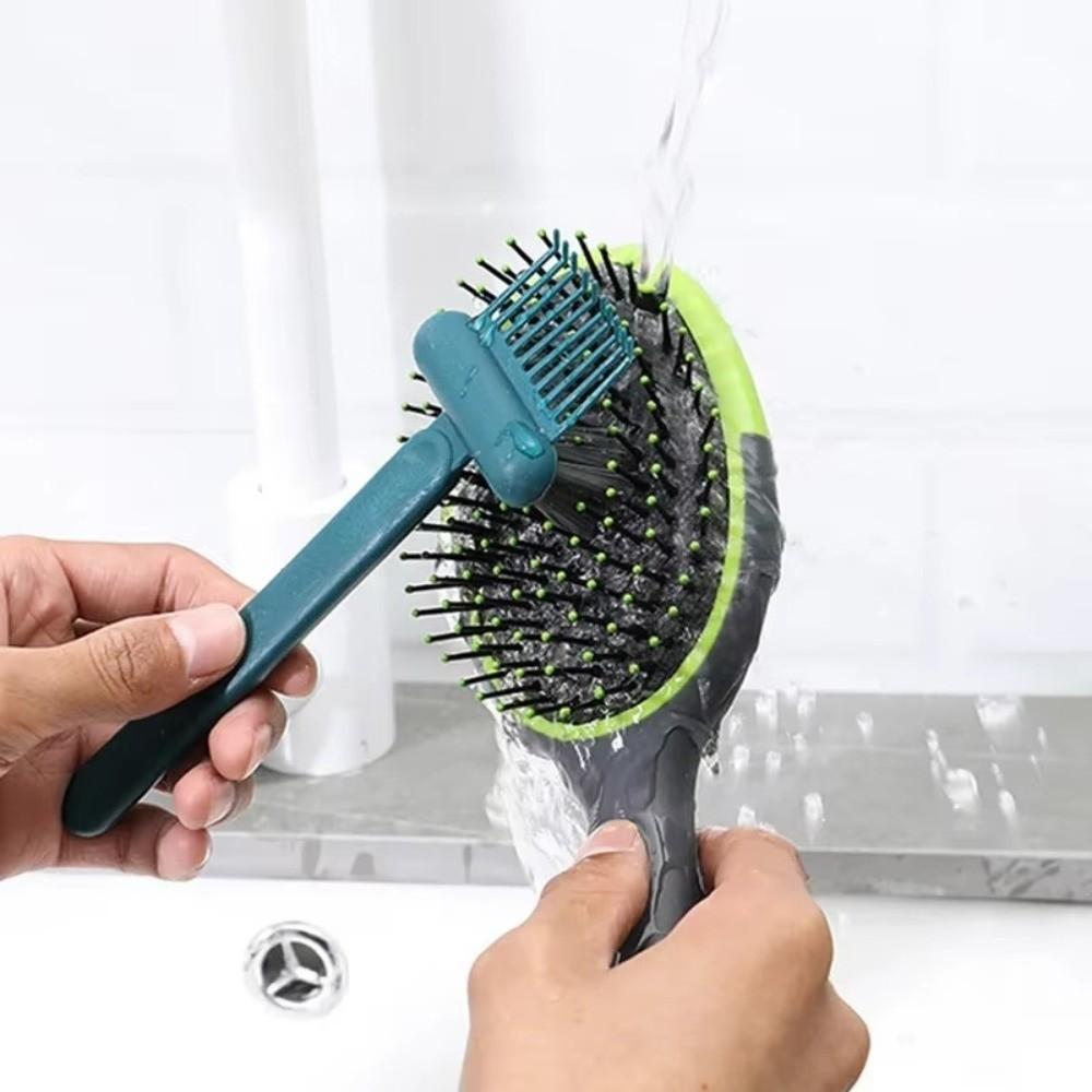 2-in-1 Hair Brush Cleaner Embedded Tools Hairbrush New Cleaner Rake For Home Salon