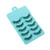 5 Pairs Makeup Natural Cross Long False Eyelashes Handmade Black Eye Lashes Extension