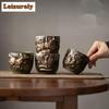 Творческая керамическая чашка для чая Kiln Change Green, чашка Sanxingdui Coarse Master Cup, чаша для дегустации рыбы Dargon, чайная чаша Chazhan Kung Fu