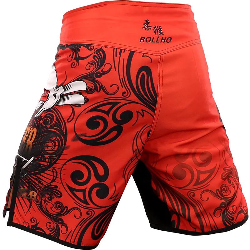 Шорты для кикбоксинга ММА Муай Тай Боевые виды спорта Тренировки по боевым искусствам Тренажерный зал Фитнес