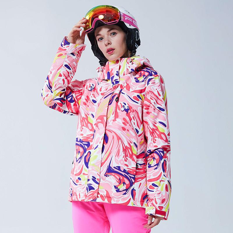 Women's North & South Ski Suit: Windproof, Waterproof, Warm, Mountaineering & Skiing Suit for Outdoor Sports.