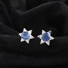 Tanzanite Gemstone 925 Sterling Silver Jewelry Handmade Stud Boho Earrings 0.44" EE-175-11