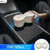 Water Cup Holder For Tesla Y 3    Central Control Drinks Holder Rear Seat Water Cup Cover Car Interior Accessories