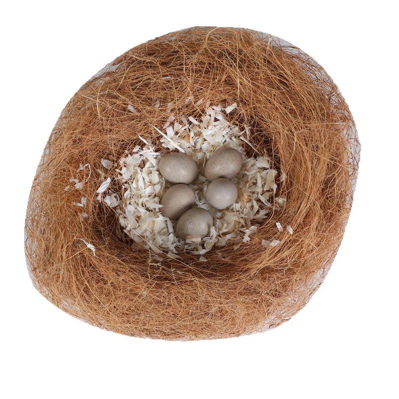 Coconut & Grass Fiber Bird and Small Animal Nest Bedding with Wood Shavings for Zebra Finch and Parrot Breeding