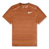 Nike Свитшот Miler с принтом логотипа, быстросохнущая, дышащая футболка с круглым вырезом
