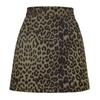 Fashion High Waist Leopard Printed Package Hip Skirt