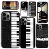 Чехол для телефона с клавишами пианино для iPhone 17 Air 16 Coque 15 14 12 13 PLUS 11 PRO MAX Задняя крышка Fundas Shell