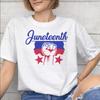 Printed Juneteenth Day 1865 June 19th African American Pride T Shirt for Unisex Unisex Cotton Tee Shirt Short Sleeve Clothing
