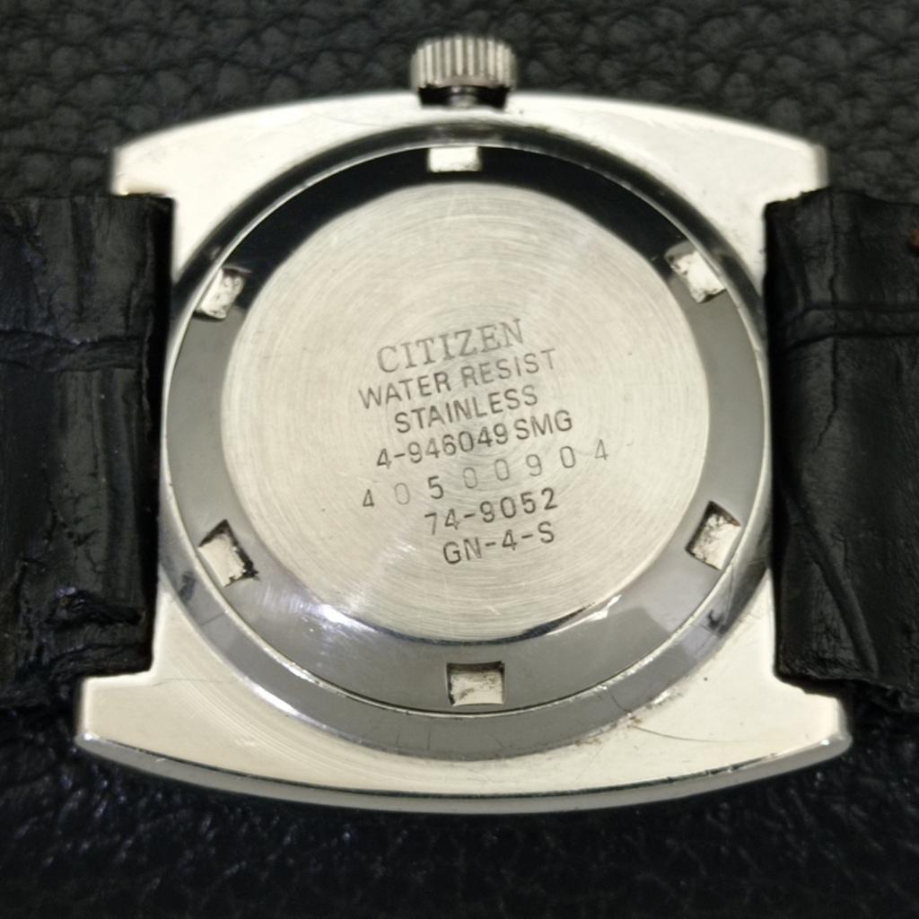 USED JAPAN CITIZEN AUTOMATIC BOY DAY&DATE ORIGINAL DIAL WATCH A432218-2 R110-a432218