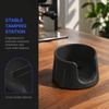 Black Espresso Tamping Station Anti Slip Portafilter Tamper Base for Ninja ES601 Coffee Bar Counter