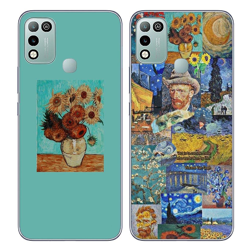 Мягкий чехол для телефона с рисунком «Подсолнухи» Ван Гога для Motorola Moto Edge 50 40 Pro 30 neo 20 Lite Ultra One Fusion E22 G85