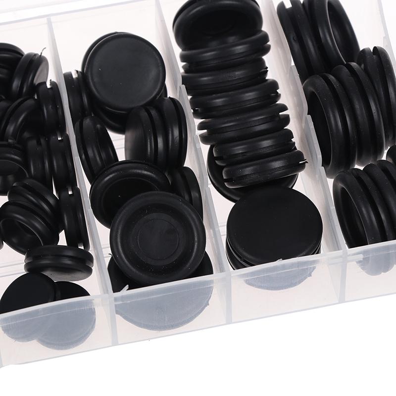 170 шт. Кольцо с закрытым уплотнением Автомобильная резиновая втулка Заглушка для отверстия Комплект прокладок для электрических проводов