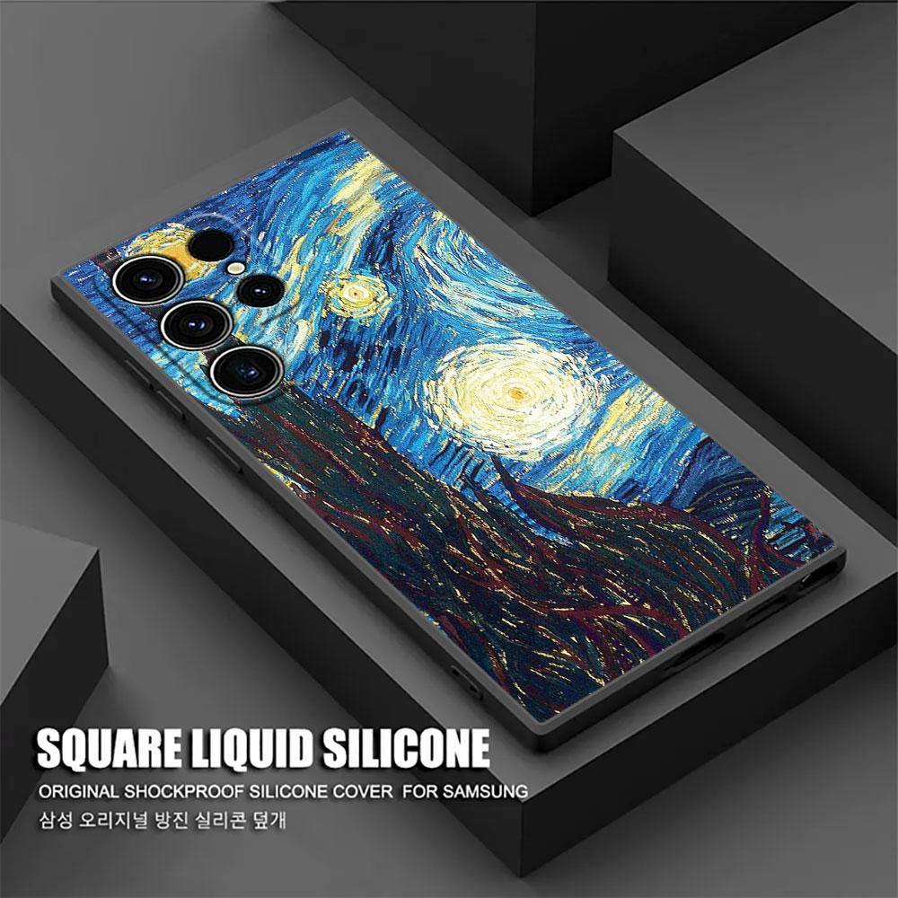 Ретро Масляная Живопись Ван Гог Звездная Ночь S26Ultra Чехол Для Samsung Galaxy S26 S25 S24 S23 S20 S21 FE S22 Ultra Plus 5G Чехол для Телефона