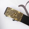 Chinese Zodiac Retro Men's Automatic Cowhide Leather Belt