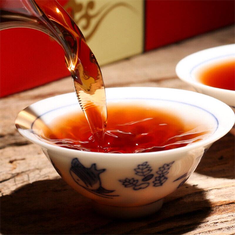 Рассыпной чай Supreme Aged Golden Bud Lao Cha Tou Puerh Спелый чай пуэр с кусочками самородков
