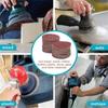 5/10pcs 5-Inch 8-Hole 125mm Red Sanding Discs, Hook And Loop Sandpaper For Dry Sanding, Random Orbital Sander Pads #100-#600