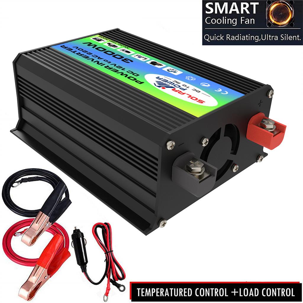 4000 Вт автомобильный фургон, инвертор, модифицированный преобразователь постоянного тока 12 В в переменный ток 110 В/220 В, 2 USB со светодиодным дисплеем