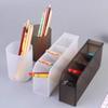 Пластиковый держатель для ручек Матовый настольный органайзер Высококачественная коробка для хранения канцелярских товаров Школа Офис