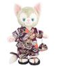 Teddy Bear Mail Order Alice Gelatoni Yukata Costume with Drawstring Bag and Jinbei Dragon Size Small Sandals, (Rising Design), (Gelatoni 1)