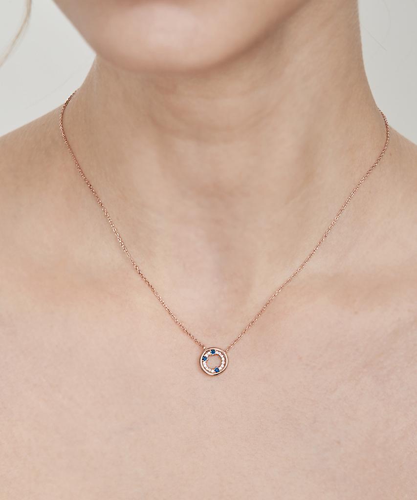 Ожерелье Ellejewelry Blue Point Elbrnn035