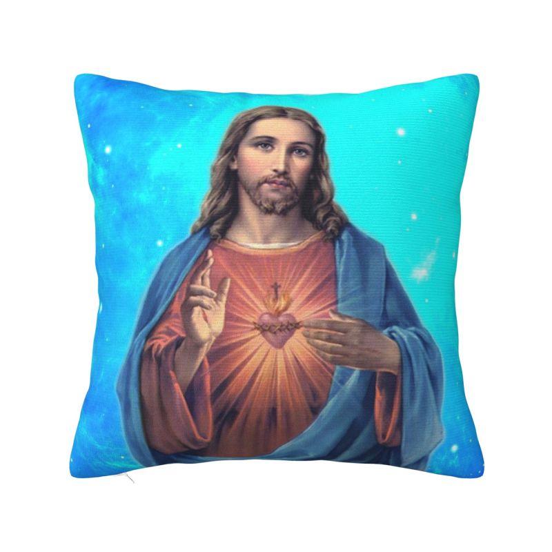 Virgin Mary Of Guadalupe Cushion Cover cm Soft Religious Art Throw Pillow Case Bedroom Decoration Bedding Sofa Pillowcase
