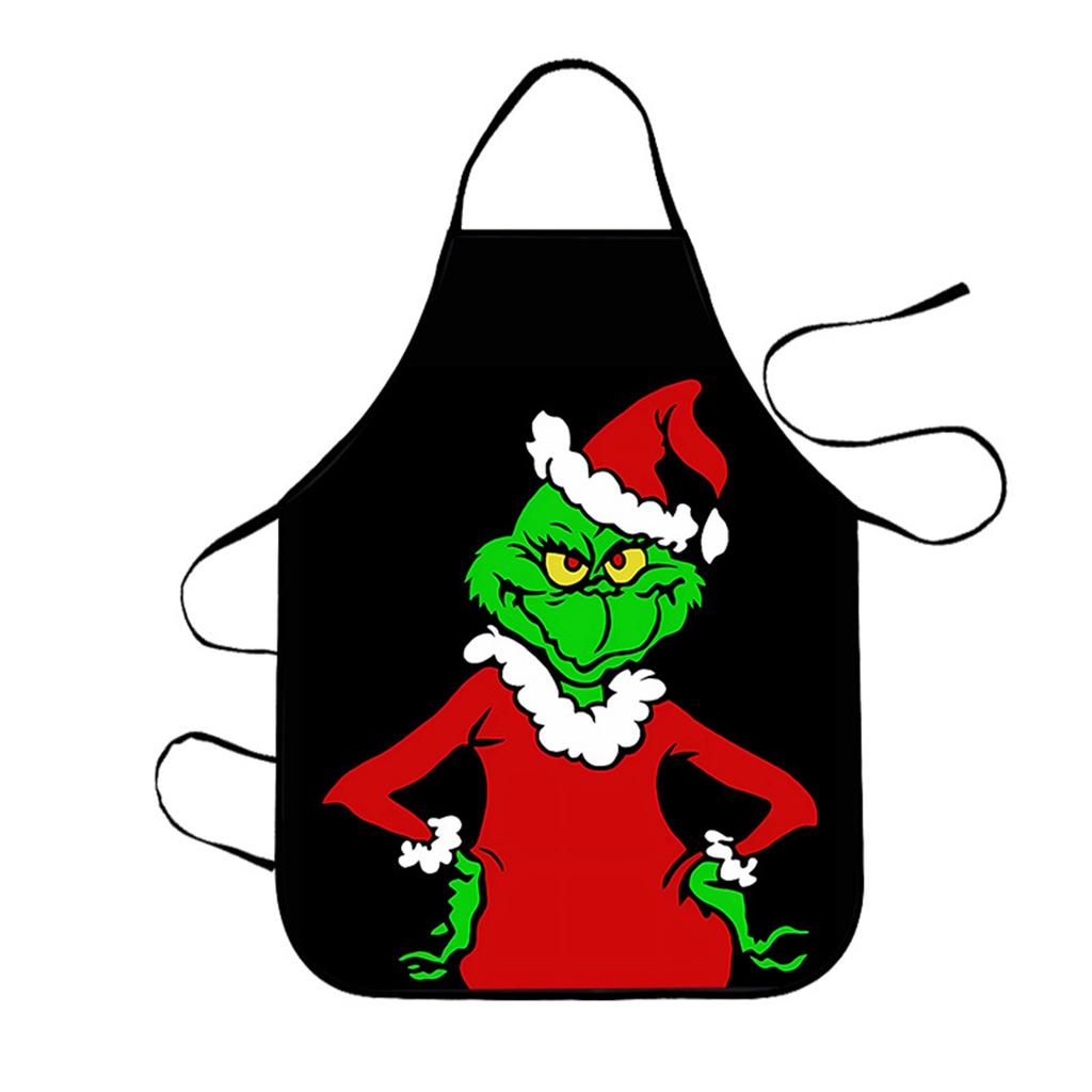 Christmas Aprons For Adults Thickened Apron Holiday Xmas Kitchen Apron Apron For Family Party Holiday