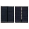 2Pcs Solar Panel 0.5W 2.5V DIY Protable Polysilicon Solar Panel Charger for Low Power Electrical