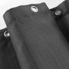 Rideau de douche - Yalline - 180 x 200 cm - Anthracite - Polyester - 12 anneaux inclus