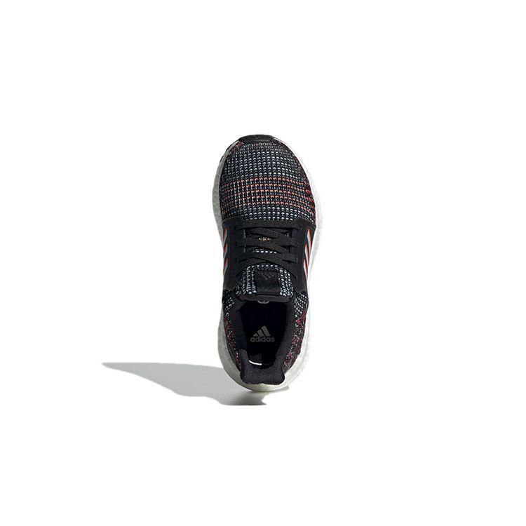 Adidas Ultraboost 19 Тканевые Удобные Трендовые Дышащие Кроссовки с Низким Верхом Детские Кроссовки для Бега Серый Черный Красный EF0940