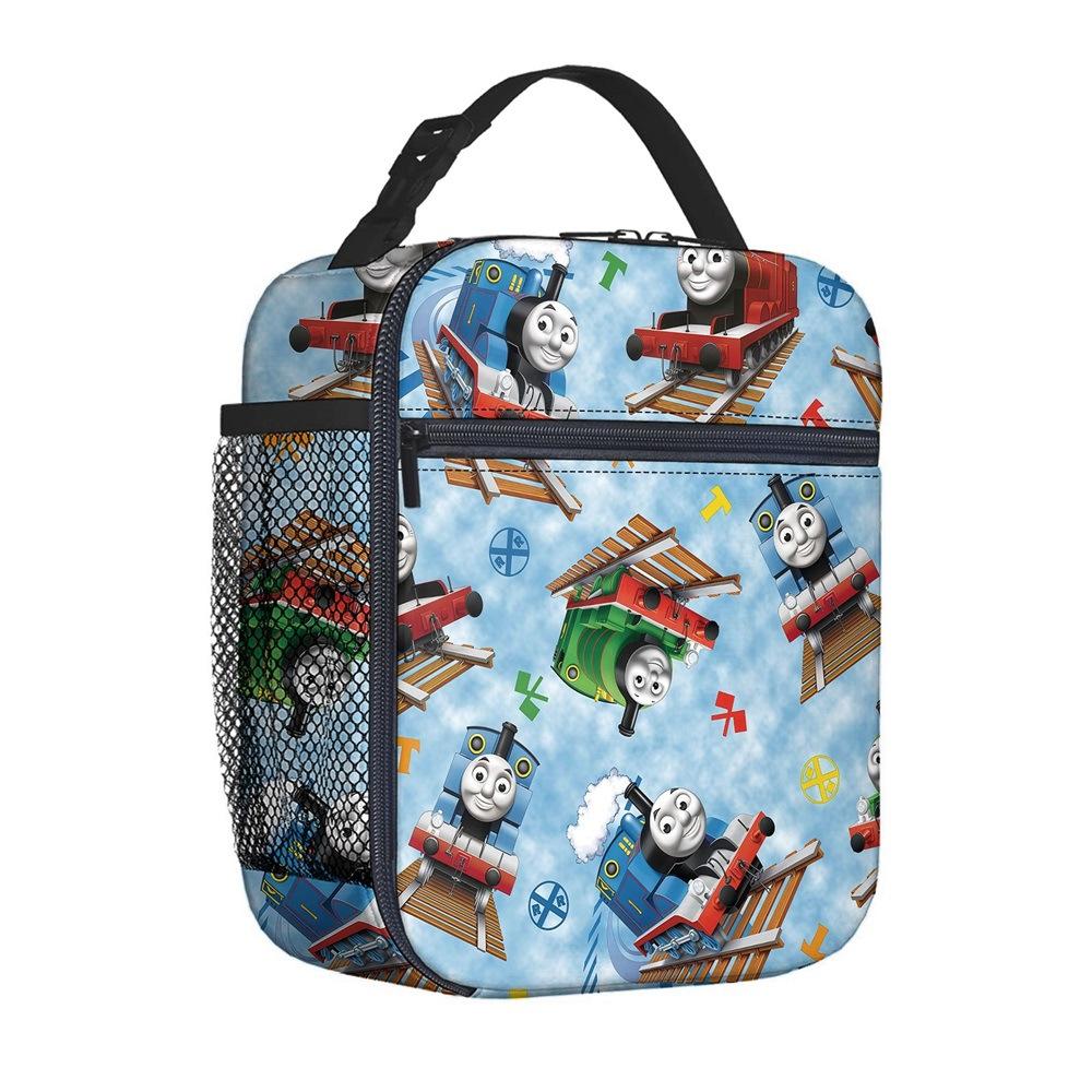 Handheld Meal Bag Fully Printed Square Meal Bag Children'S Lunch Bag Elementary School Picnic Bag