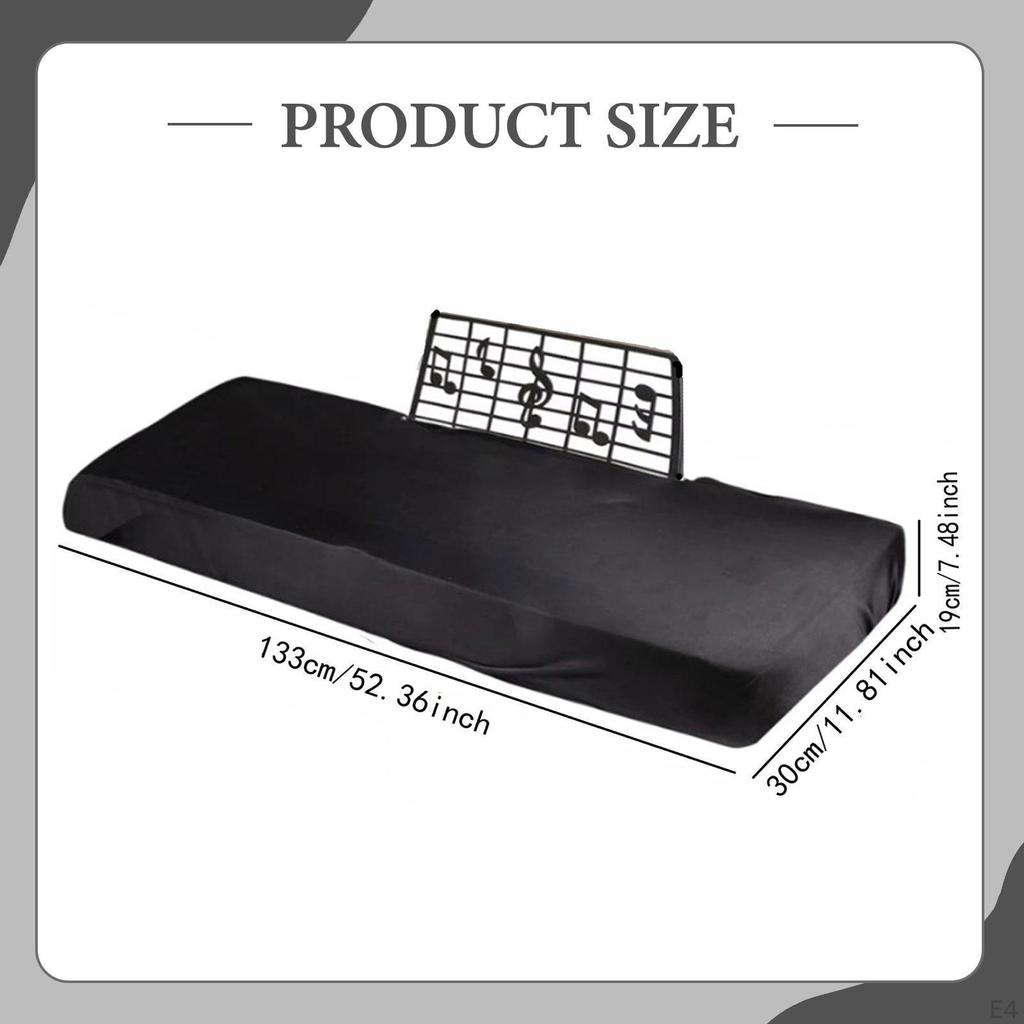 Oxford Cloth Protector for Piano Keyboards, Easy To Use