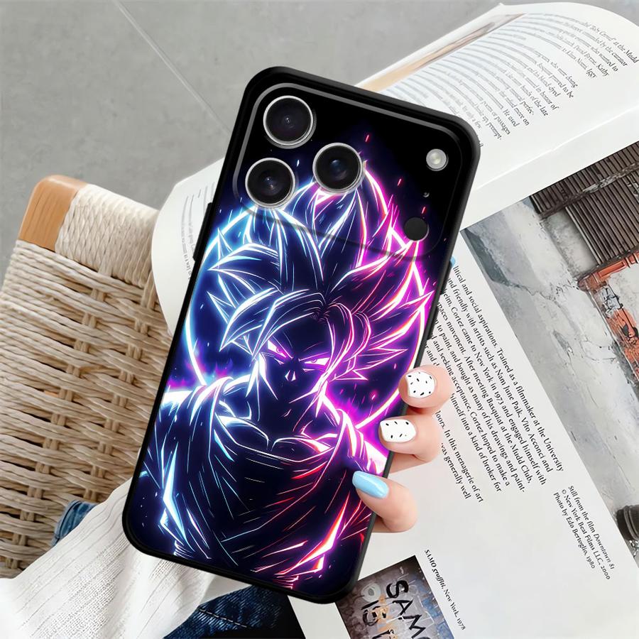 Чехол для Apple iPhone 17 Pro Max 11 16 14 15 Pro 7 8 Air 12 XR XS MAX 13 Funda Чехол для телефона Dragon Ball Goku Art
