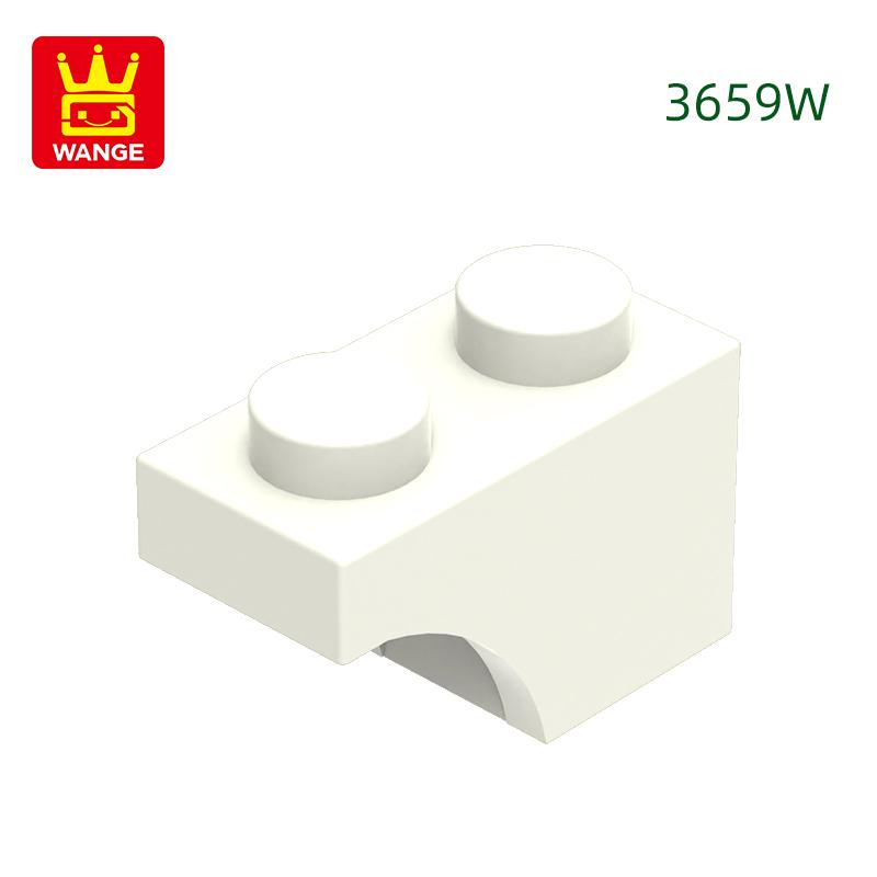 166 шт./лот 3659W 1x2 Полуарка Строительный Блок Moc Цветные Аксессуары Совместим с featuring Brick СДЕЛАЙ САМ Детская Игрушка Сборка Подарок Идея