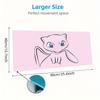 Mew Mouse Pad, Large Gaming Desk Mat, Non-slip XXL Mousepad for Laptop & Tablet, Mini PC Playmat with Stitched Edges