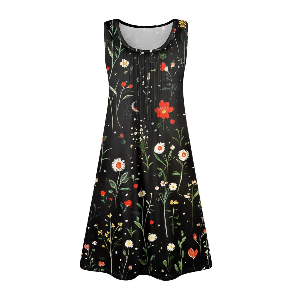 Женский повседневный сарафан с карманами, летнее пляжное платье в стиле бохо, праздничные платья для женщин, платья-майки