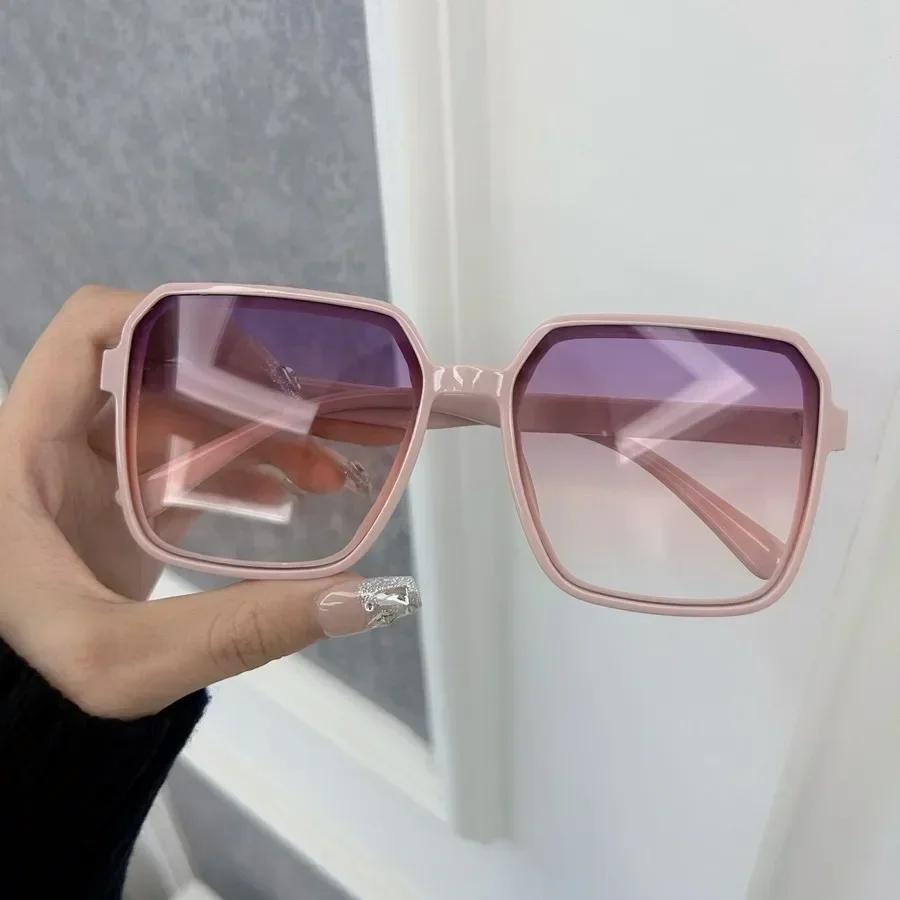 Классические квадратные солнцезащитные очки Модные женские мужские Ретро Стильные очки Повседневные Минималистичные Женские Мужские